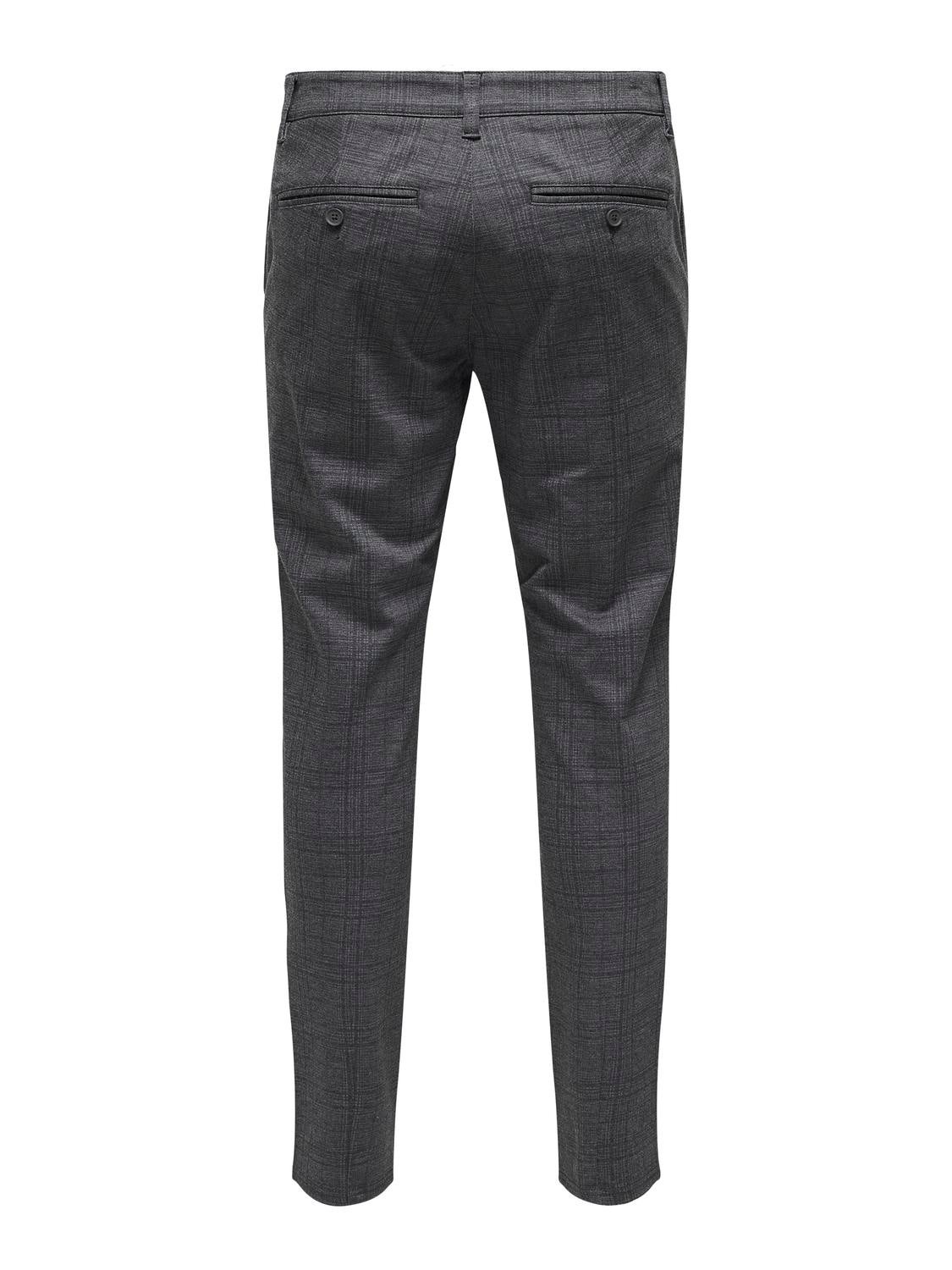 ONSMARK Slim Fit Chino Hose Demitasse