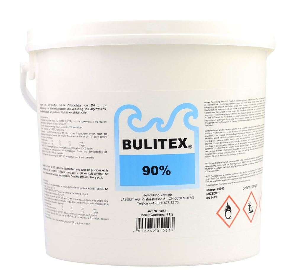 BULITEX Chlor-Tabletten Tabl 5 kg
