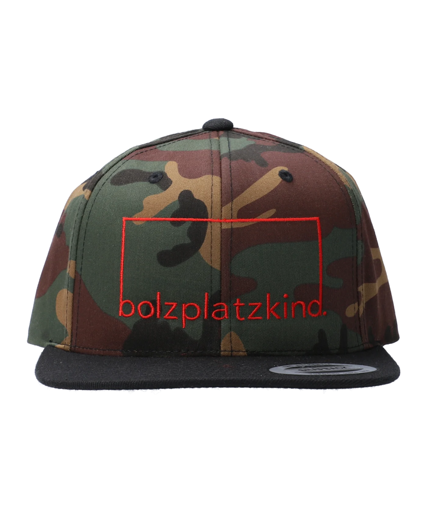 Bolzplatzkind Classic Snapback Cap Camo rot