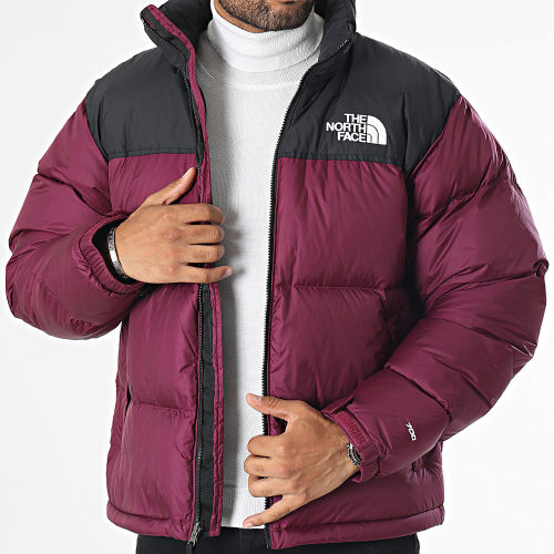 Doudoune 700 1996 Retro Nuptse A3C8D Bordeaux Noir