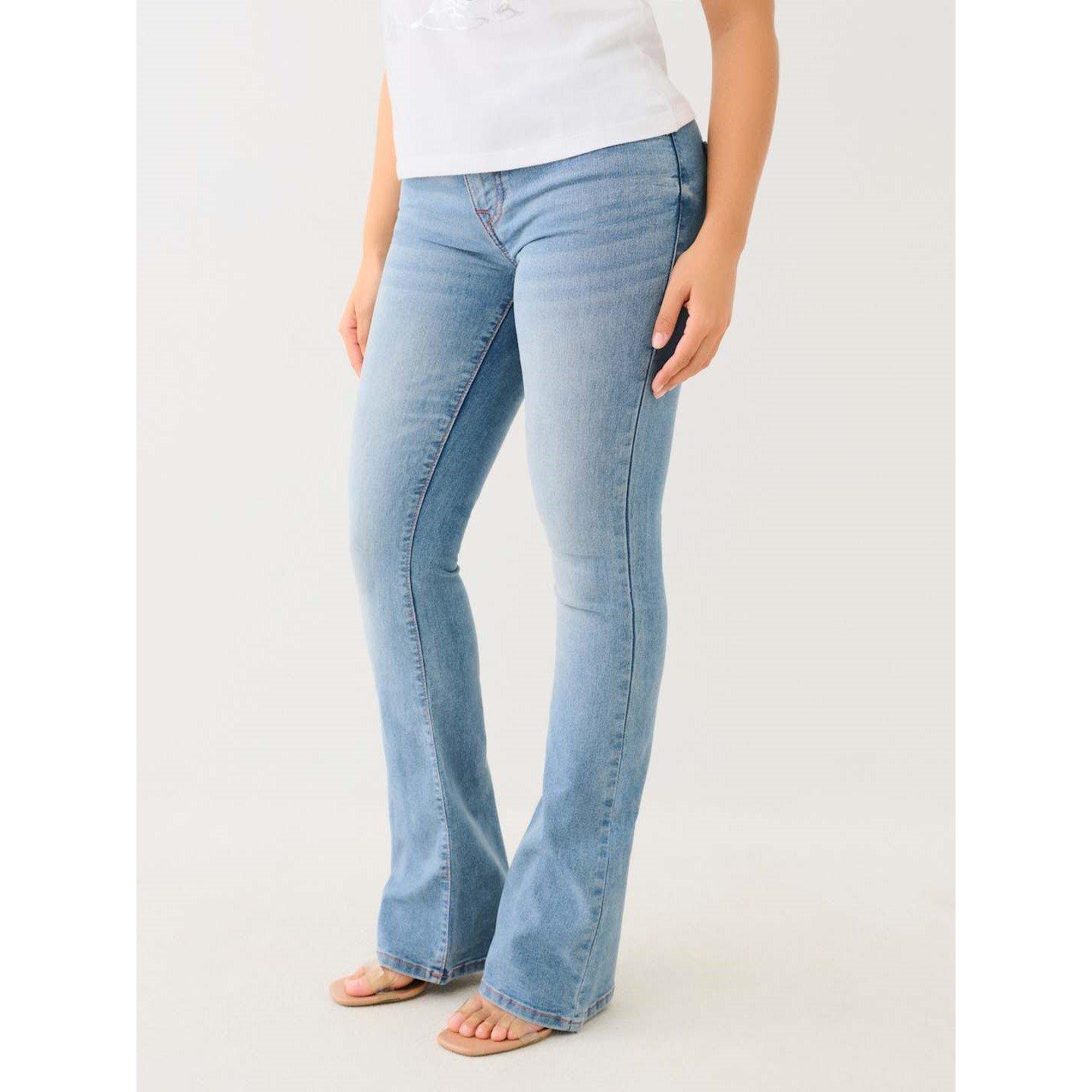 True Religion TR Becca Mid Rise Bootcut Jeans Womens