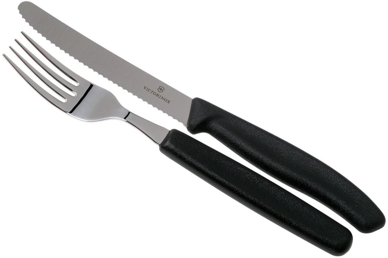 Victorinox SwissClassic 6.7833.12, 12-delige tomatenmessenset, zwart