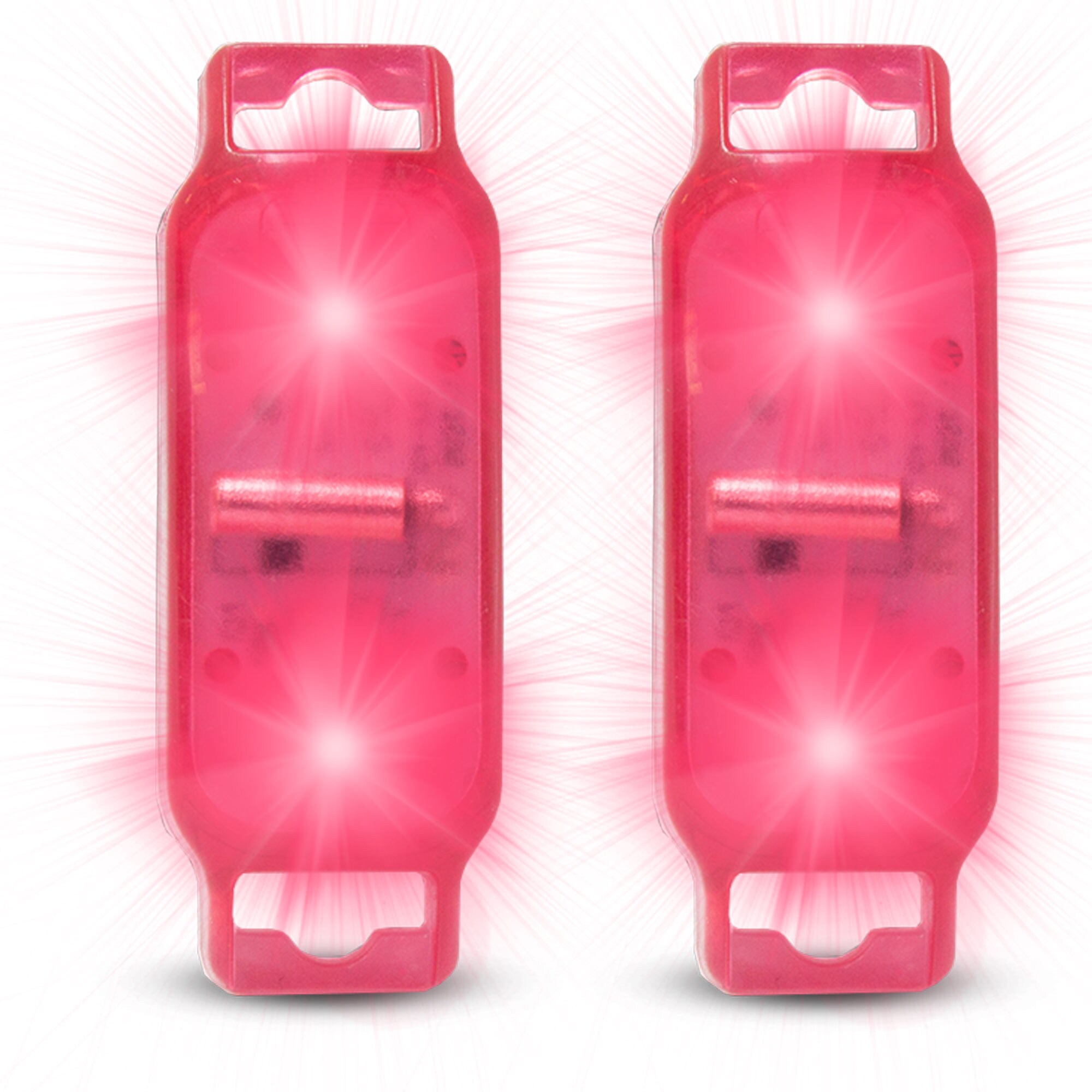 Miraval2x Blinkie Pink Mit Schlaufen zum Festmachen