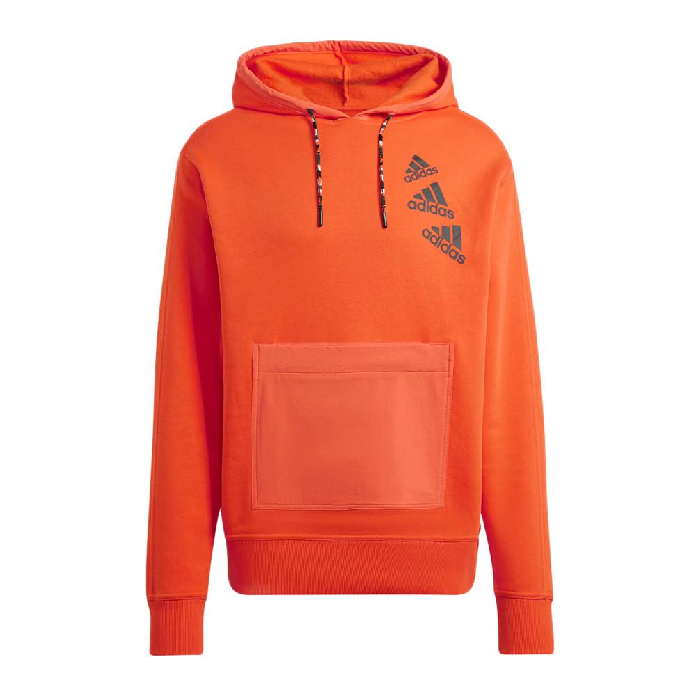 Adidas Sweat à capuche Orange Mixte Adidas Q4 BL HD