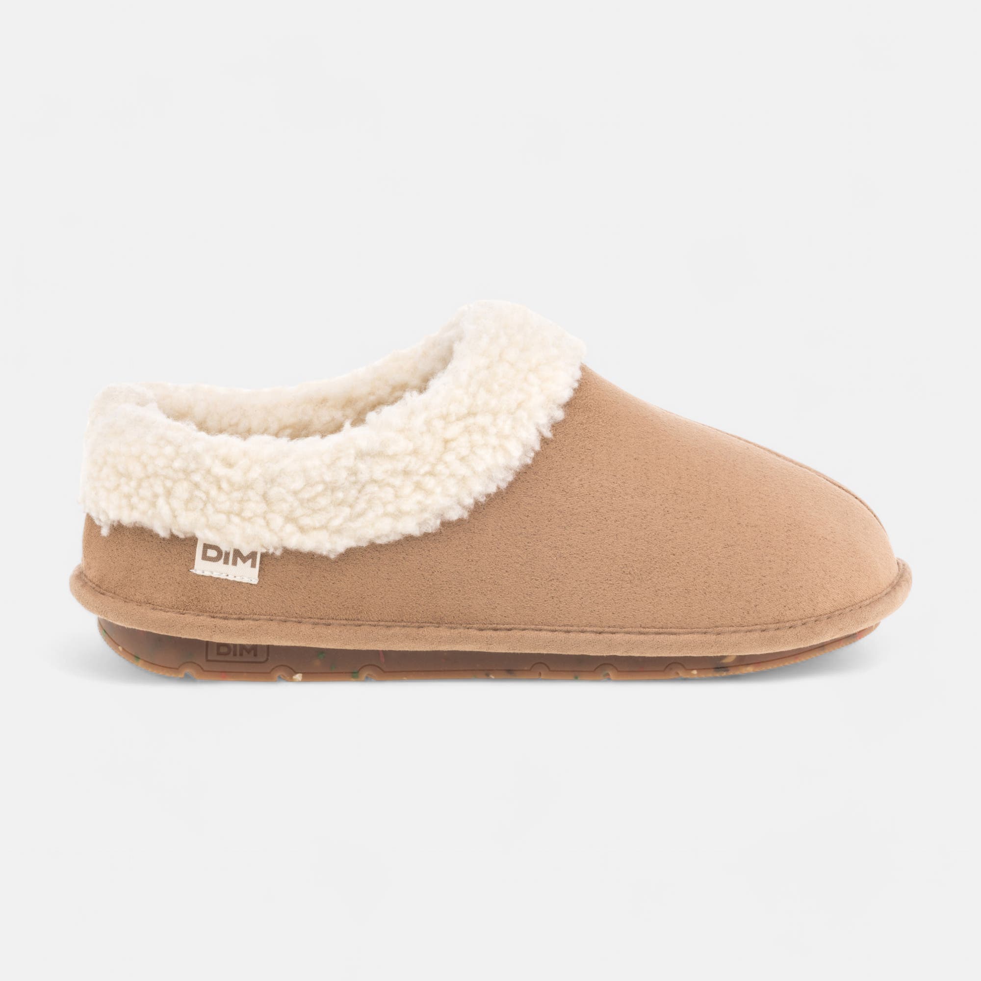 Pantoufles pieds sensibles Femme camel