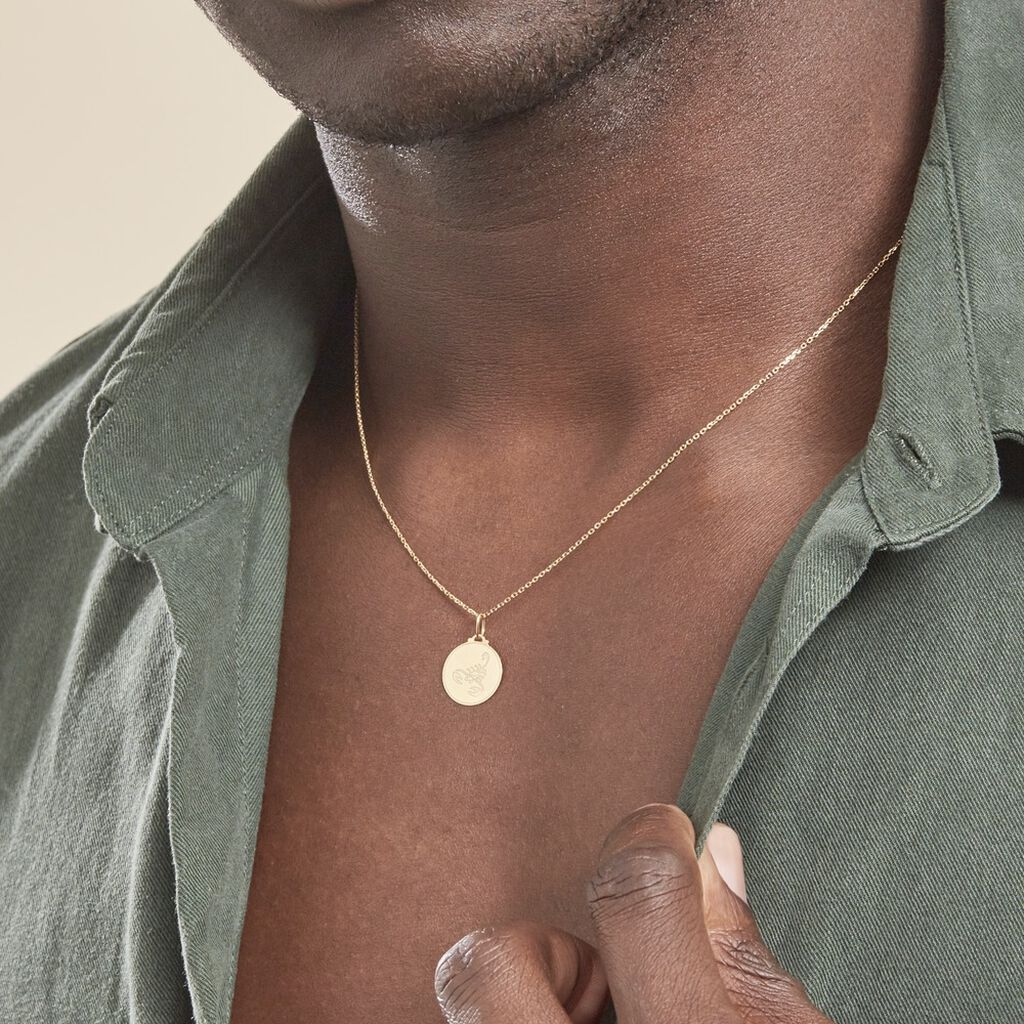 Pendentif Lamie Zodiaque Or Jaune
