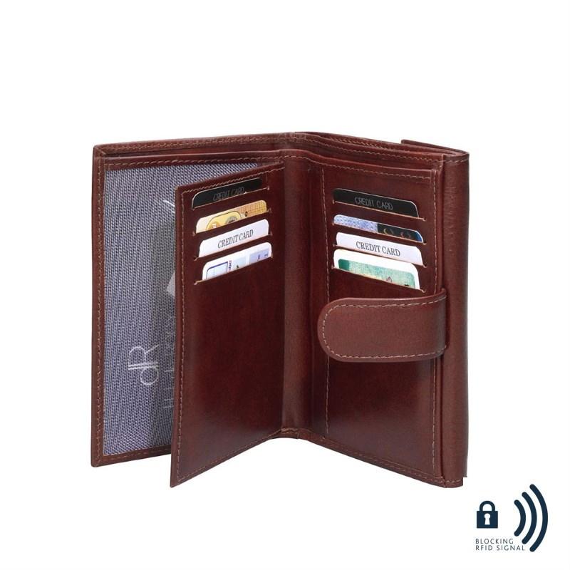 dR Amsterdam Vegio Damesportemonnee 118119 Chestnut