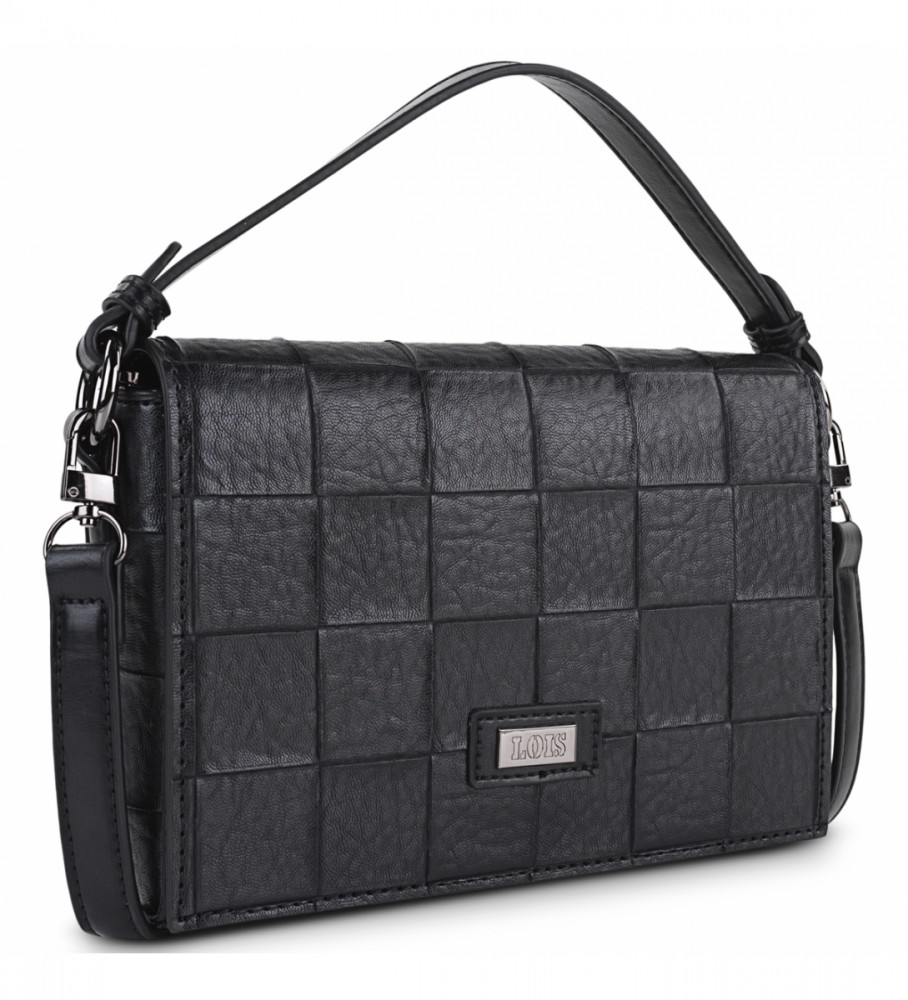 Bolsa de ombro Lois LOIS 316578 na cor preta
