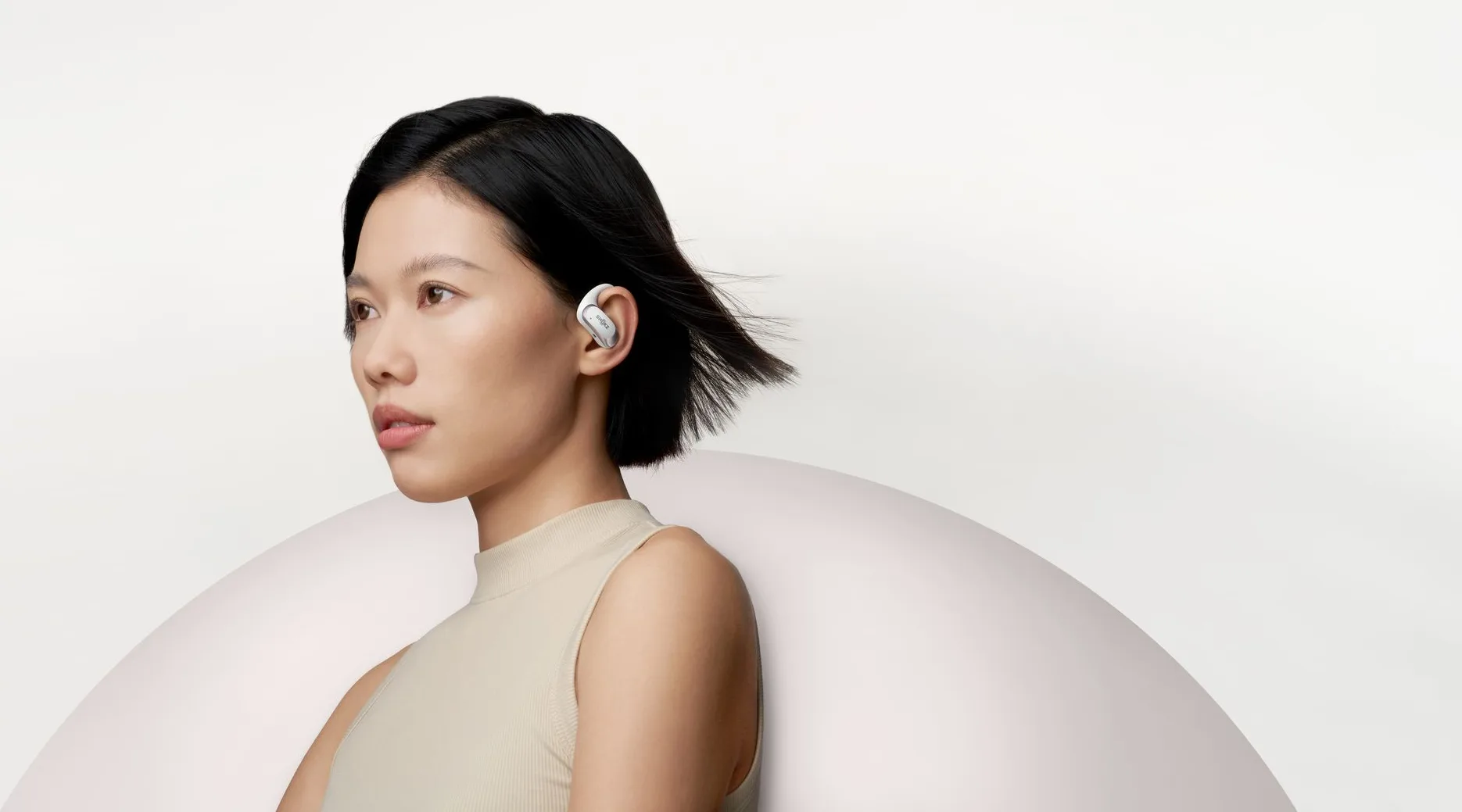 Shokz OpenFit Air Blanc Écouteurs True Wireless