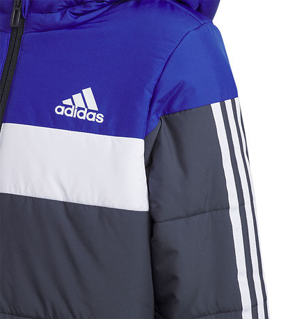 adidas Performance Steppjacke - LK Pad JKT - Blau/Weiß