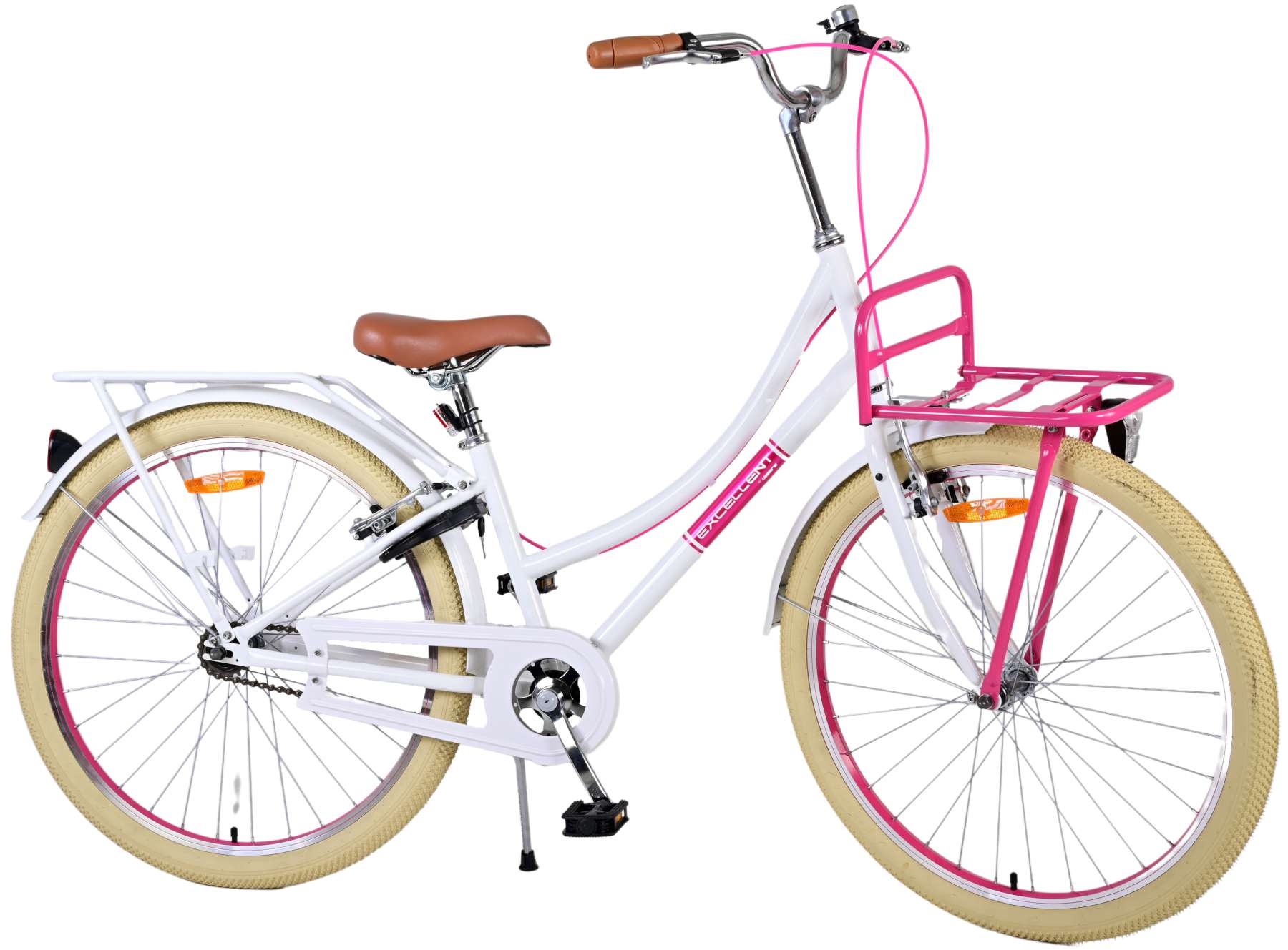 TPFSports Excellent Kinderfahrrad - Mädchen - 26 Zoll - Rücktritt + Handbremse - Grün