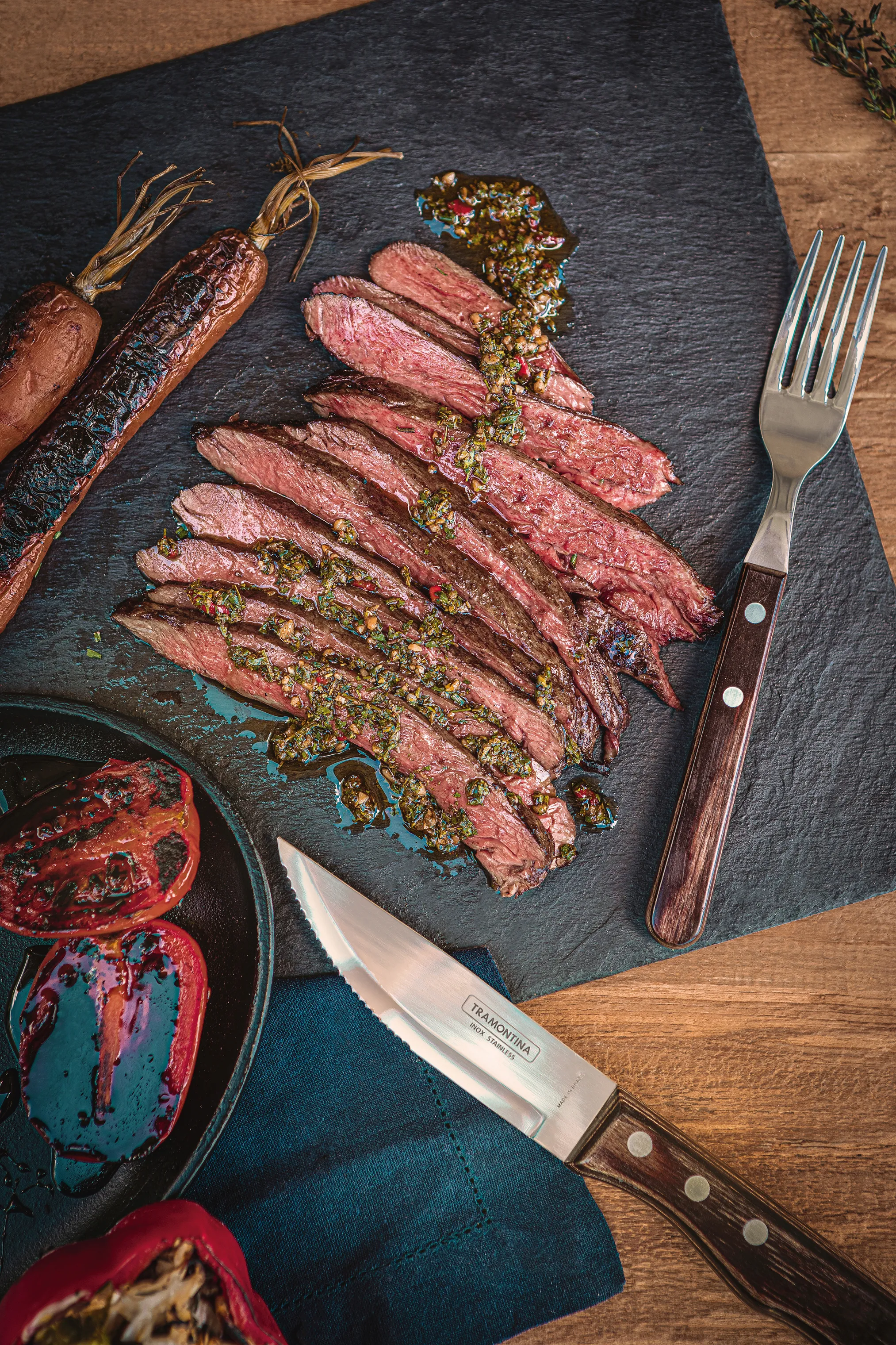 Tramontina Jumbo Steak Bestiksæt - 12 dele