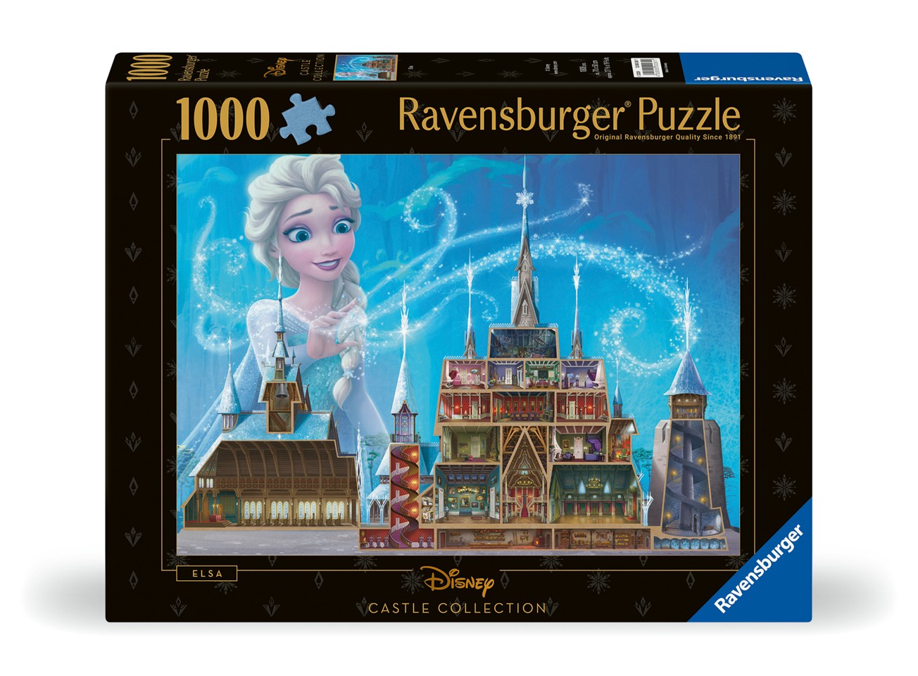 Ravensburger - Puslespil Disney Castles Elsa 1000 brikker