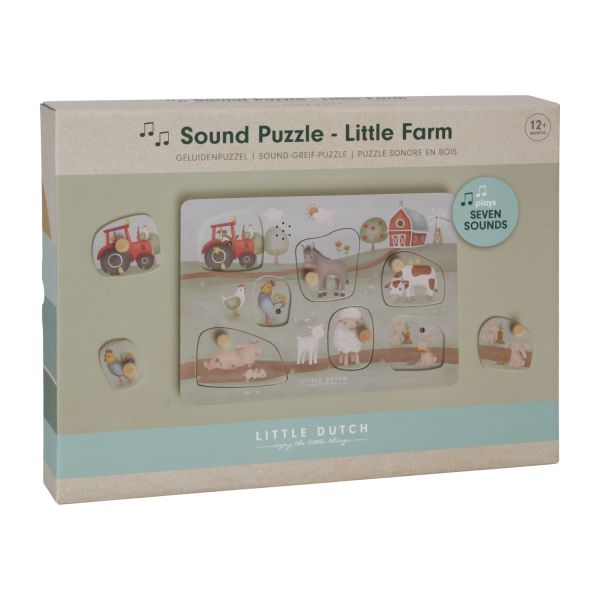 Little Dutch Little Farm Geluidenpuzzel