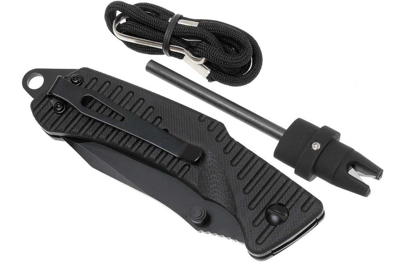 EKA Swede T9 Tanto, G10, zwart, 714201