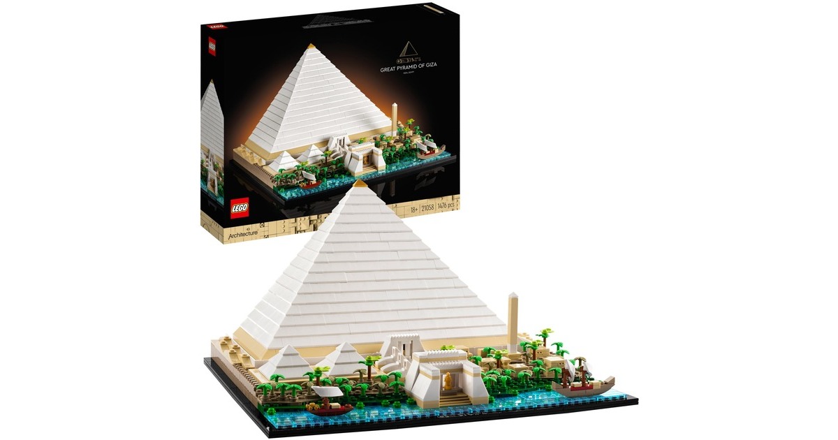 LEGOArchitecture - Grote Piramide van Gizeh Constructiespeelgoed  (21058)