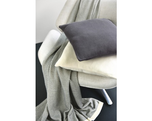 Decoratief kussen Cato 50x50 cm donkergrijs