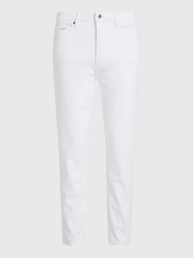 Calça jeans slim de cintura média