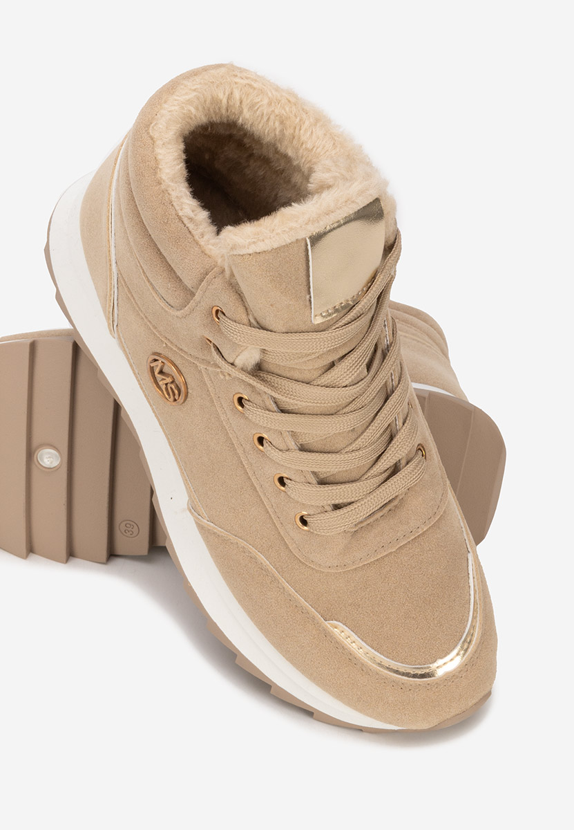 Baskets d'hiver pour femmes kaki Noira