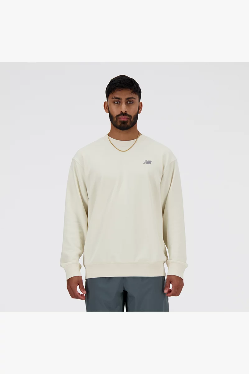 New Balance Sport Essentials Small Logo French Terry Crew Herren Pullover