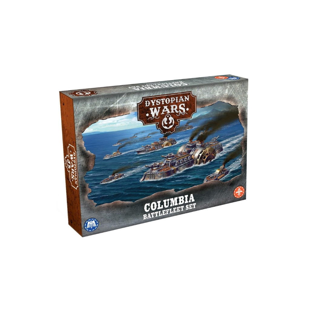 Dystopian Wars: Columbia Battlefleet Set