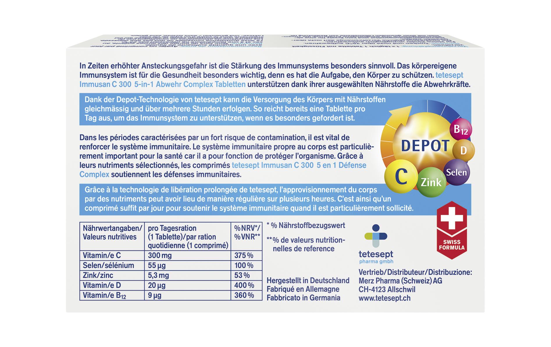 Immusan C 300 32 TablettenDepot Complex Tabletten für ein gesundes Immunsystem