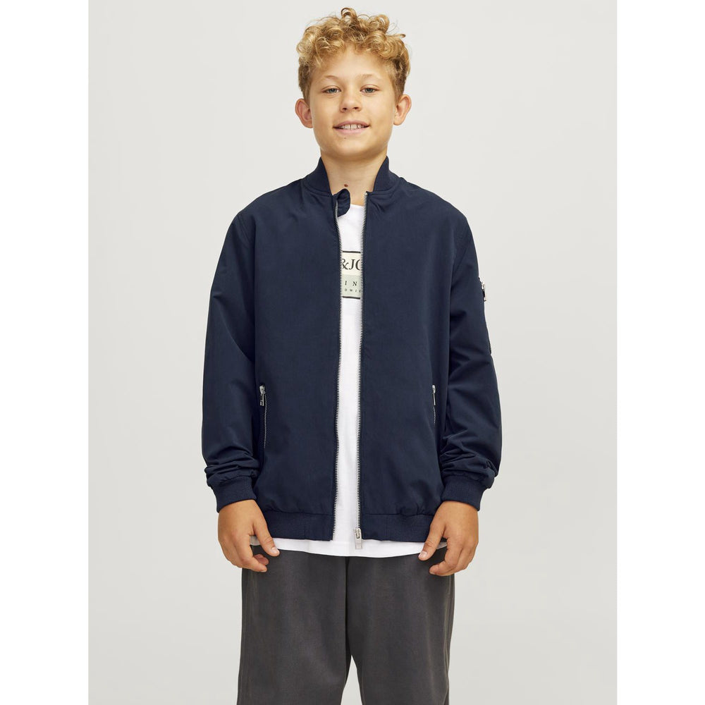 Køb Jack & Jones Junior Navy Blazer Rush Bomber Jakke Noos