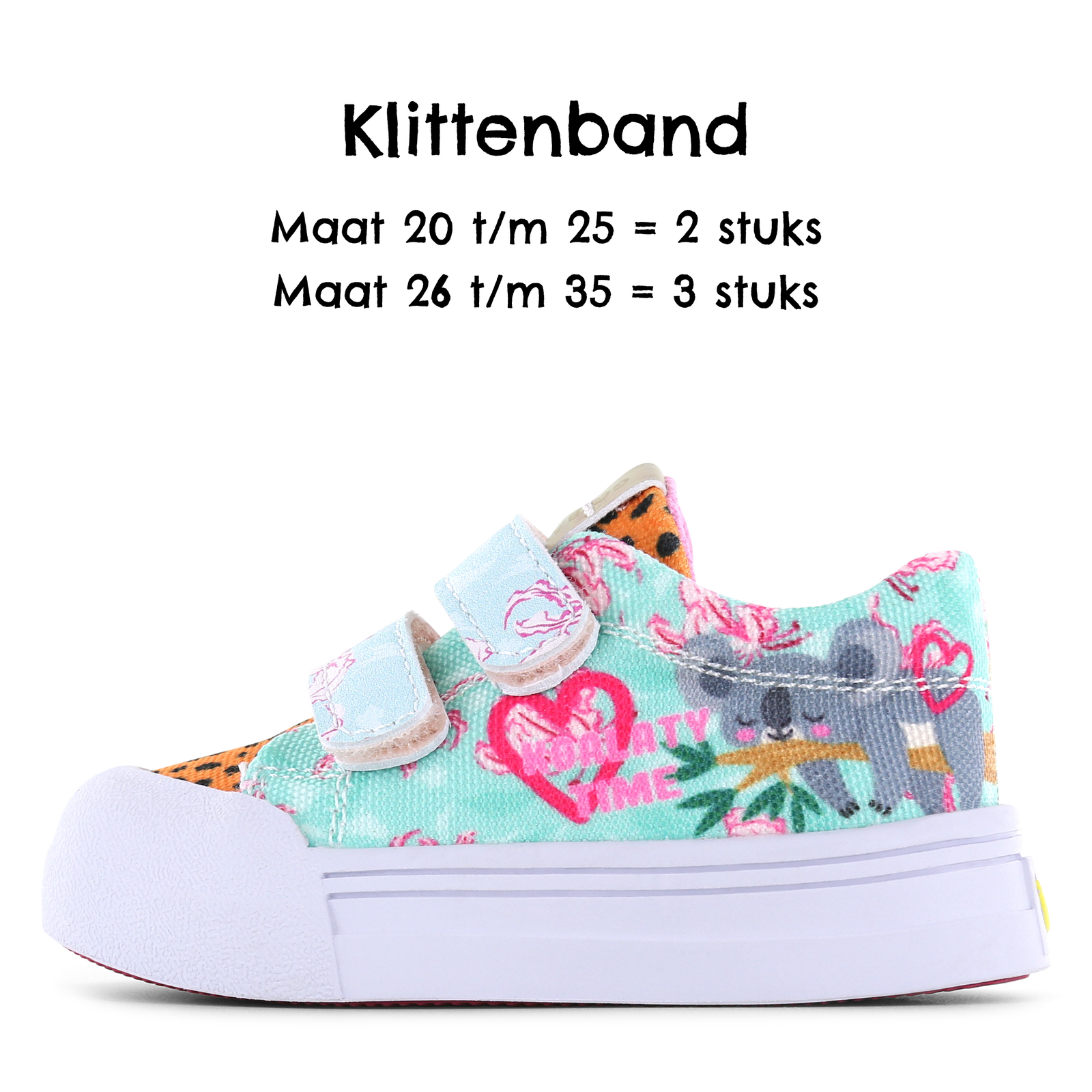 Go Bananas Sneaker Klettband - Koala
