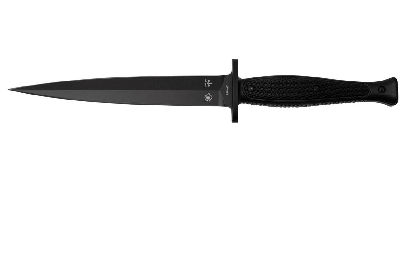 Spartan Blades George Raider Dagger Black SBBL3BK dolk, Les George design