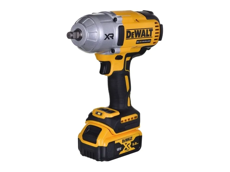 DeWALT DCF900P2T-QW, Momentnøgle, Børstefri, Sort, Gul, 1/2