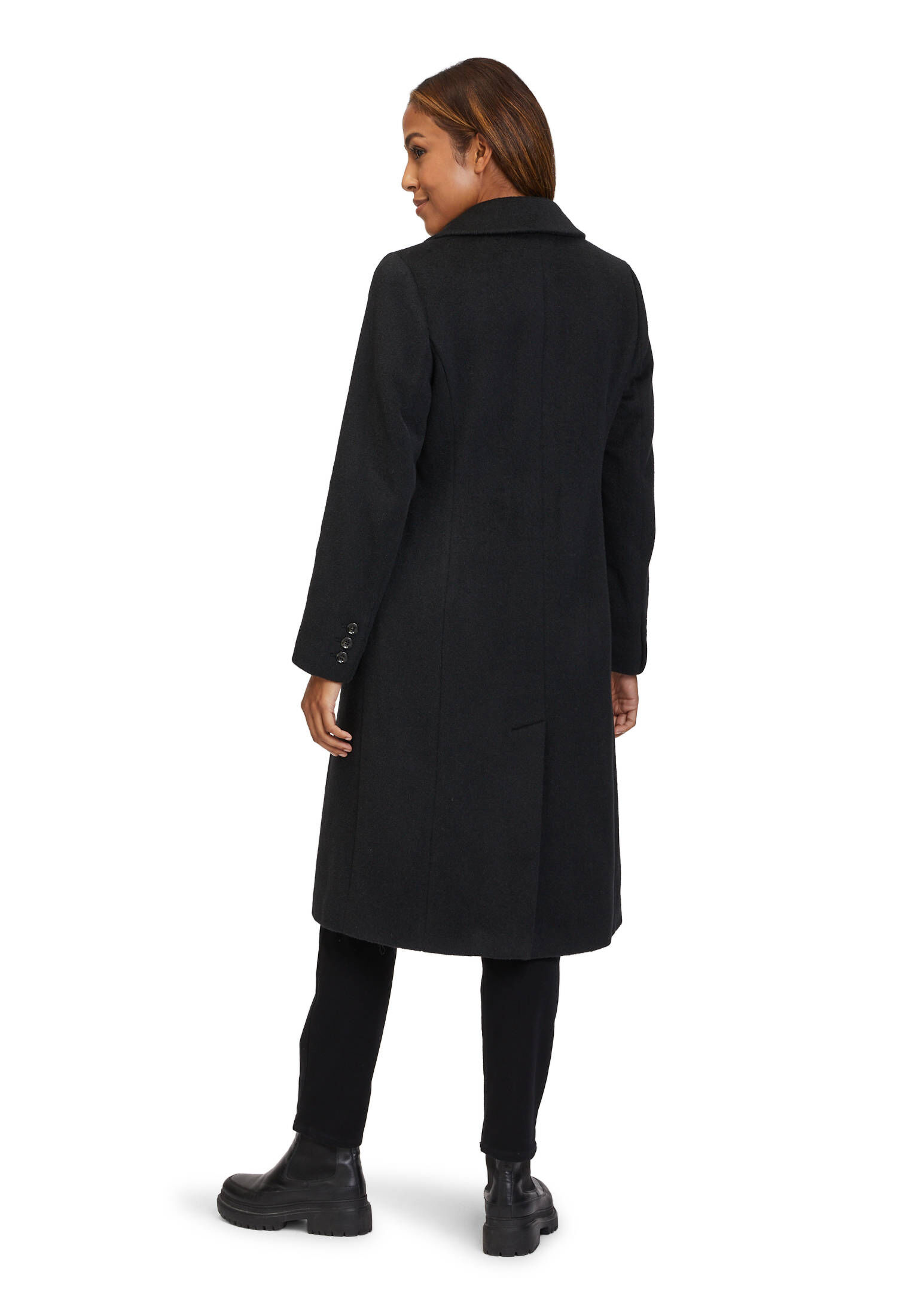 Saint Jacques| Damen Wintermantel mit Reverskragen