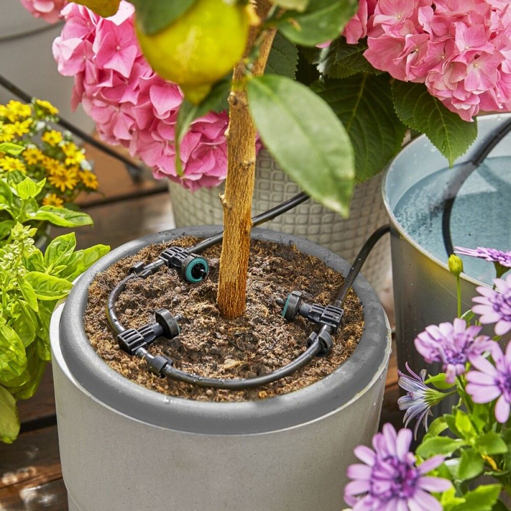VANNINGSSETT GARDENA AQUABLOOM SOLCELLEDREVET