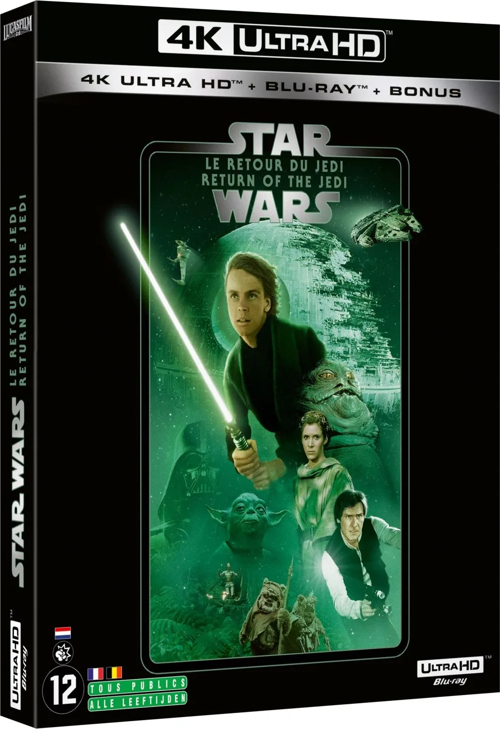 Star Wars, épisode VI : Le Retour du Jedi (1 Blu-ray UHD 4K   1 Blu-ray   bonus) Disques Blu-ray films