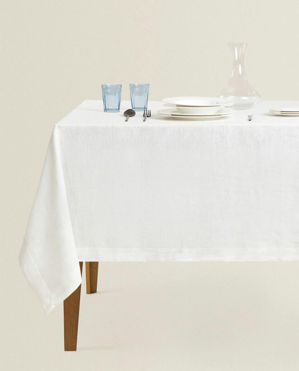 TOALHA DE MESA BÁSICA DE LINHO