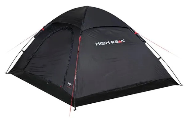 High Peak Monodome XL, Kuppeltelt, 4 person(er), Ventilation, Vandtætte samlinger, Sort
