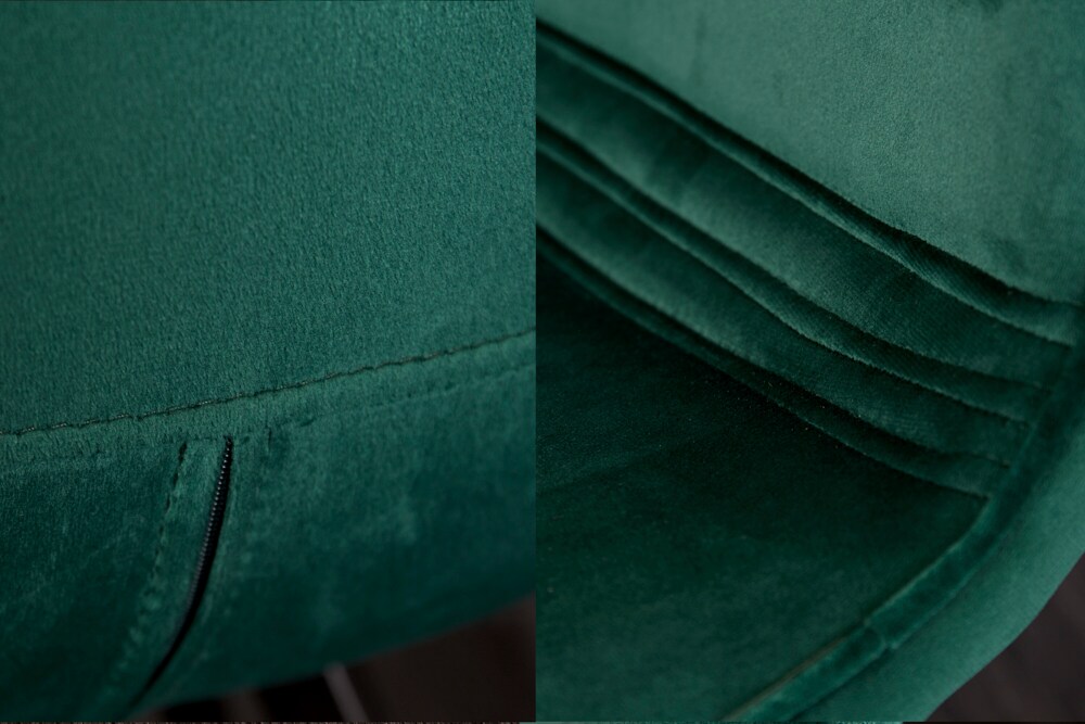 riess-ambiente Stuhl AMSTERDAM CHAIR - Retro stone grau Designklassiker pflegeleicht Esszimmer