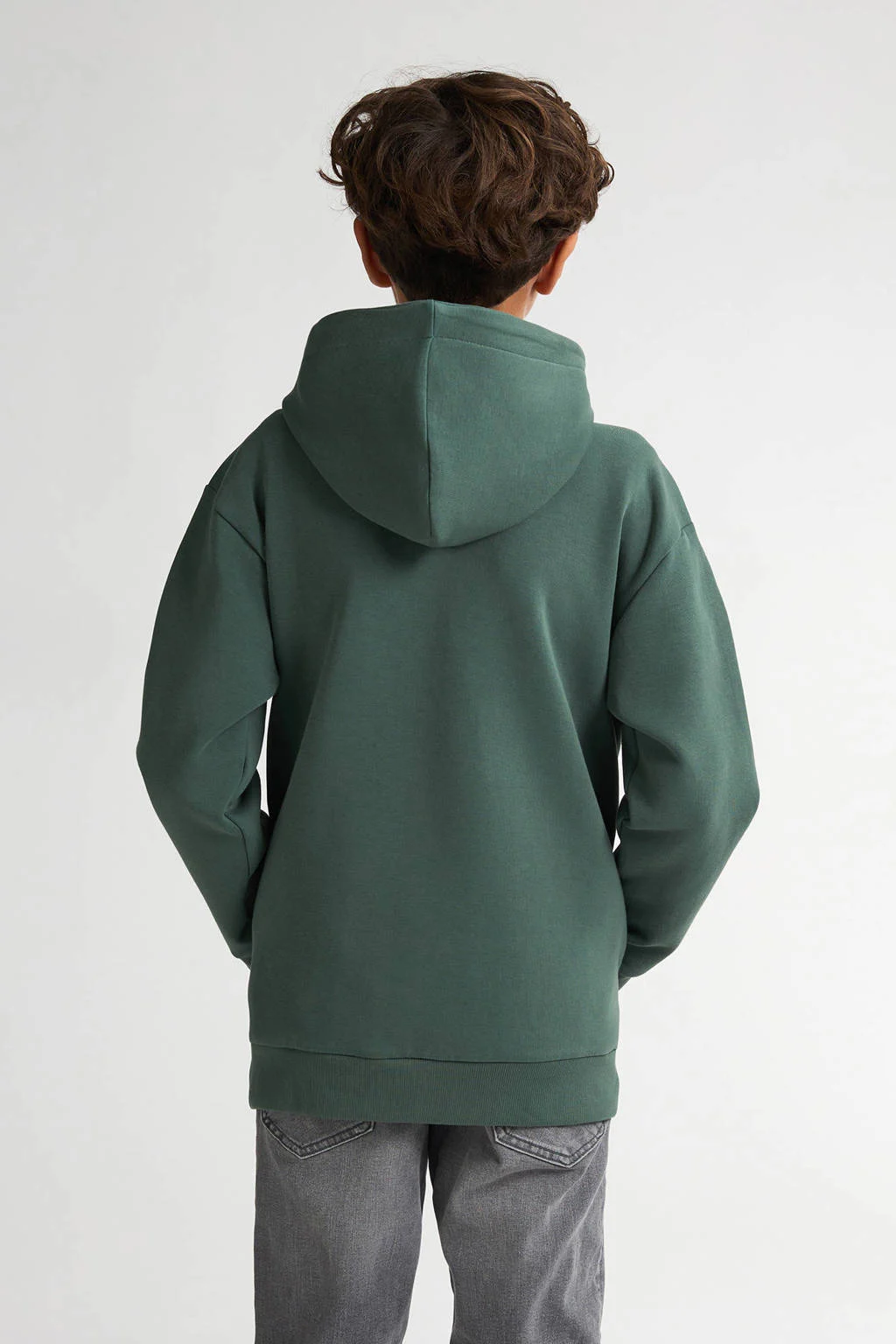 Petrol Industries sweatvest donkergroen