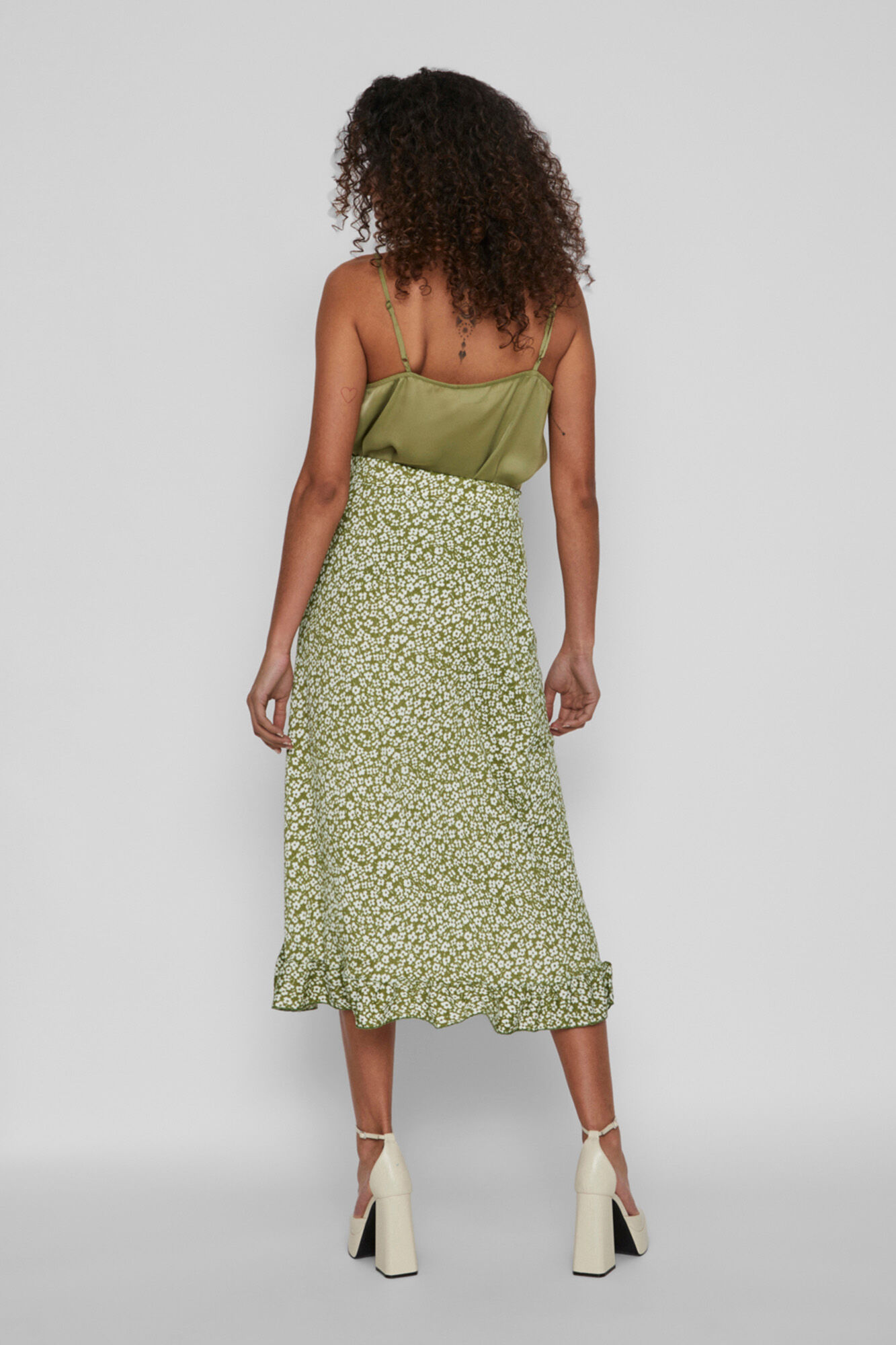 Saia midi envelope - Verde
