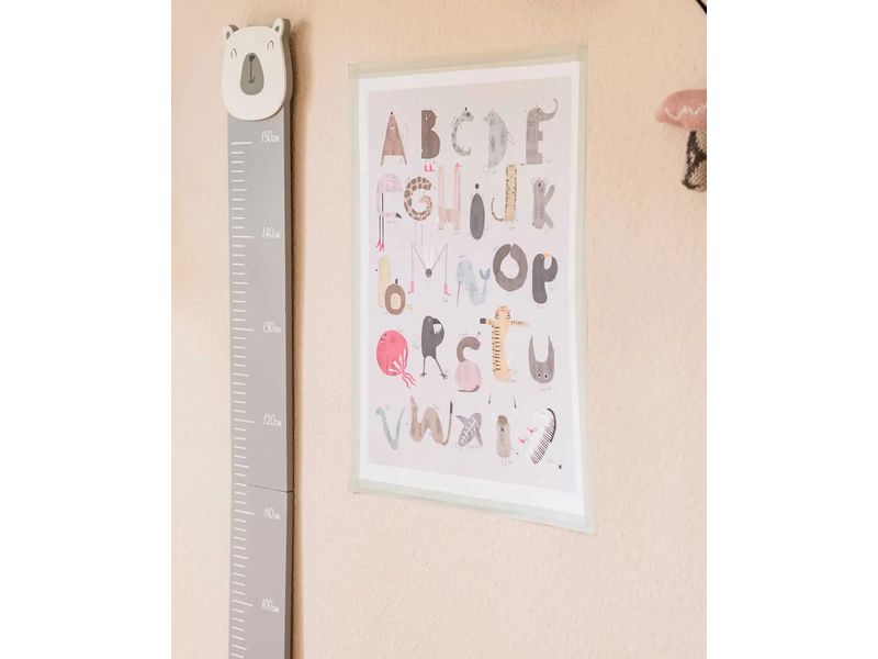 Esmée Messlatte Kids Bär 150 cm Messlatte für Kinder – Bär aus Holz