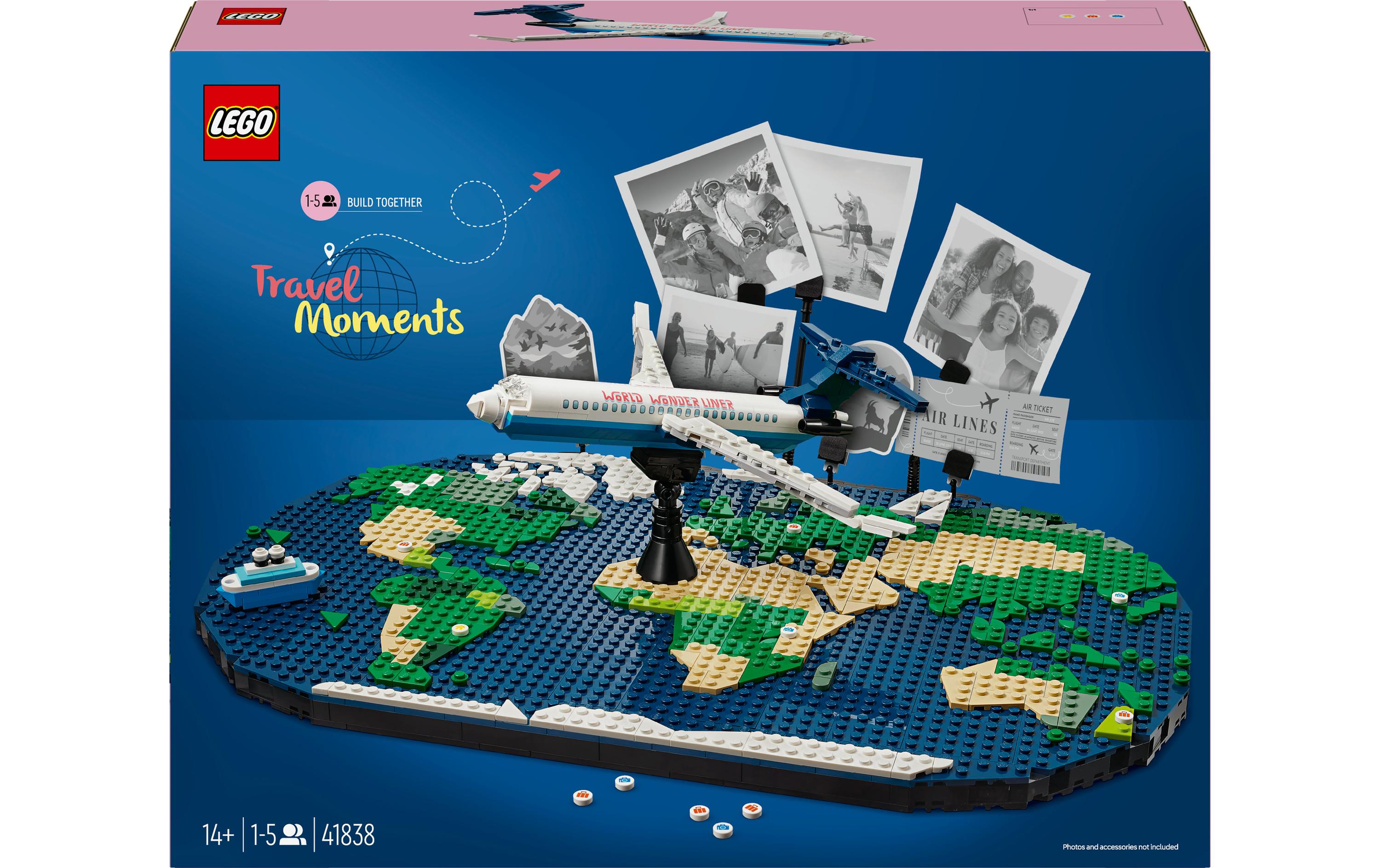 Set Reiseerinnerungen 41838<br>Spielset baubare Weltkarte