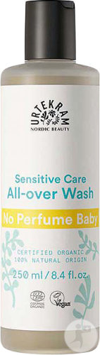 Urtekram Sensitive Care Shampoing Sans Parfum Bébés Cheveux Et Corps Flacon 250ml