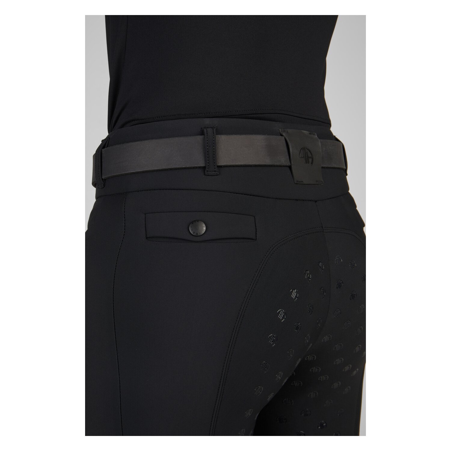 PIKEUR Linn Athleisure Softshell Highwaist Reithose - black