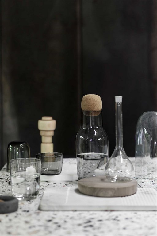 Muuto Corky glas set van 4 Low Grey