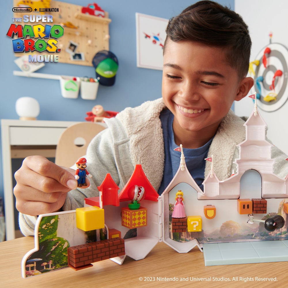 Nintendo Super Mario Movie Pilzkönigreich Schloss-Spielset