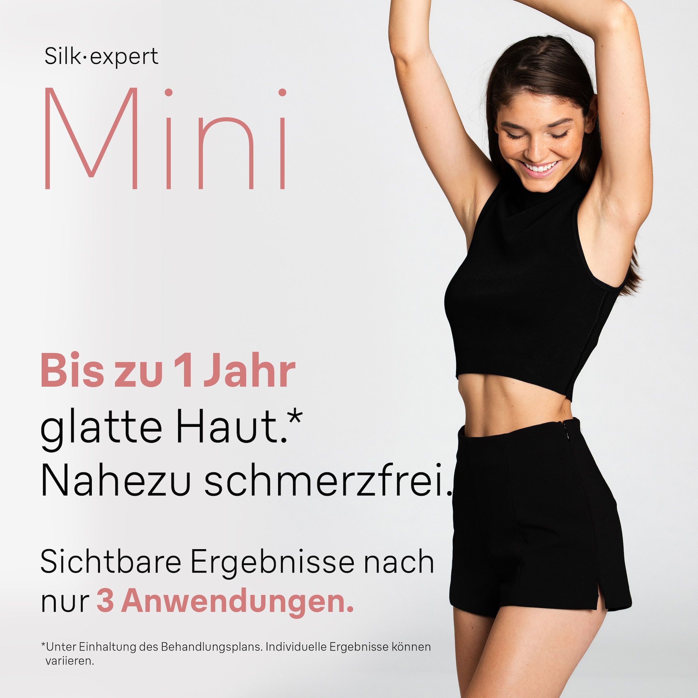 Braun IPL-Haarentferner »Silk-expert PL1000« Mini-Haarentfernungsgerät, kompakte Grösse für unterwegs