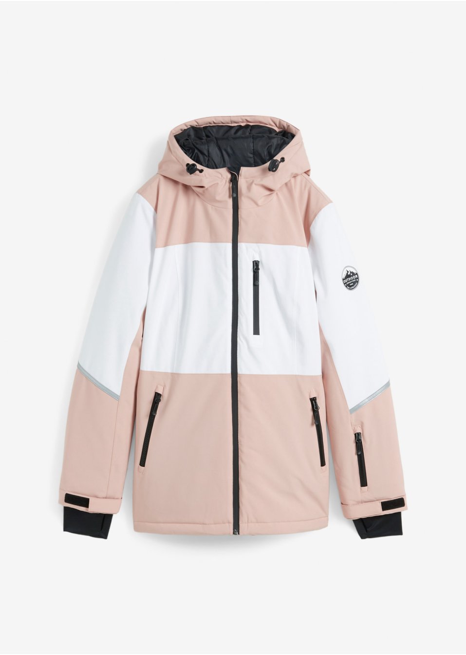 Veste de ski fonctionnelle à capuche, étanche