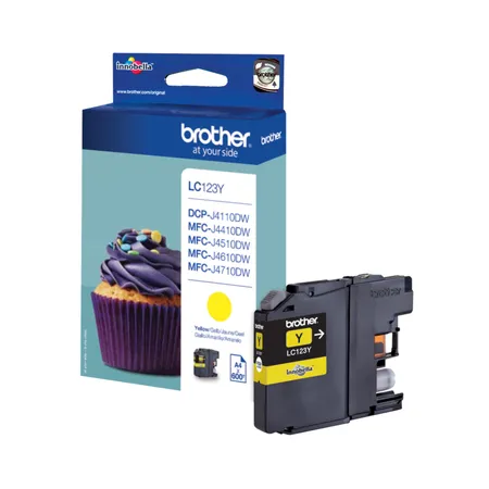 Brother LC-123Y Tintenpatrone – Gelb