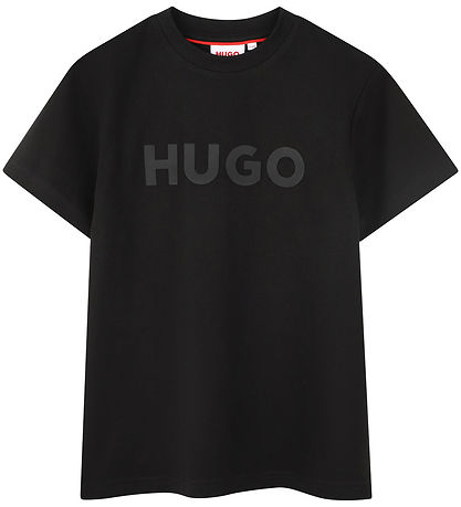 HUGO T-Shirt - Schwarz m. Logo