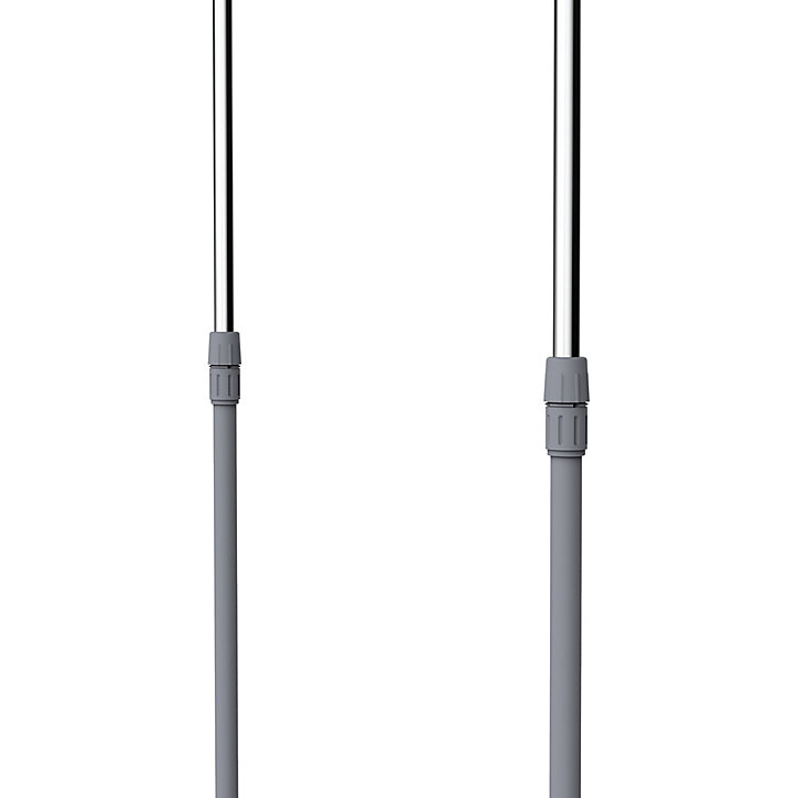 Portant simple avec étagère l. 84 x H. 160 cm