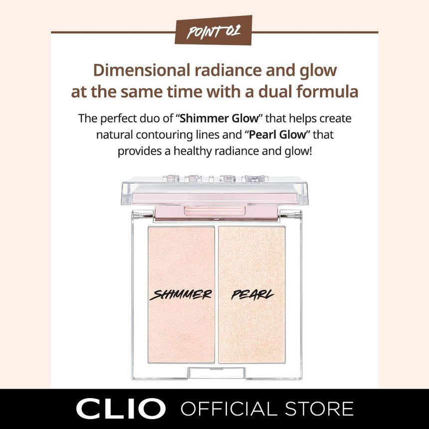 CLIO - Prism Highlighter Duo - 2 kleuren